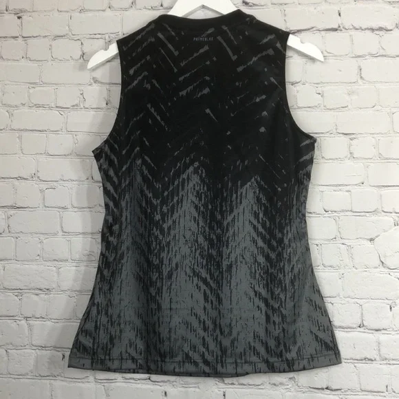 Adidas Black Fitted Graphic Tank Top - Picture 3 of 10